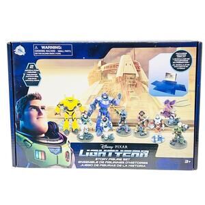 Disney Pixar Buzz Lightyear Story Figures Set of 9  with Display Box New Sealed